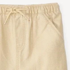 Textured canvas shorts for baby boy