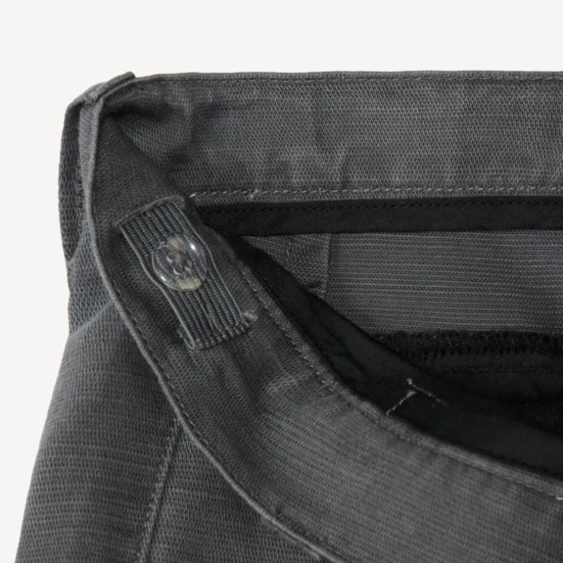 Textuur canvas bermuda met cargo-achtige zak jongens