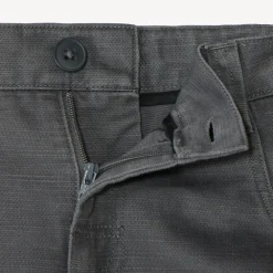 Textuur canvas bermuda met cargo-achtige zak jongens