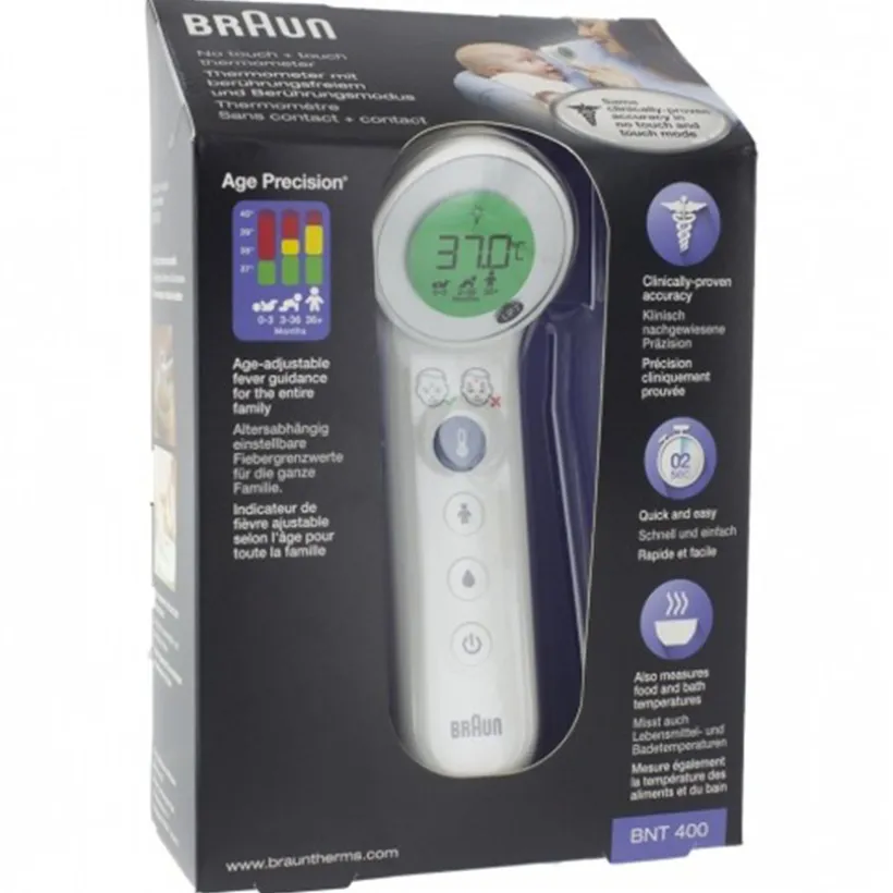 Thermometer met contact- en contactloze modi Age Precision®