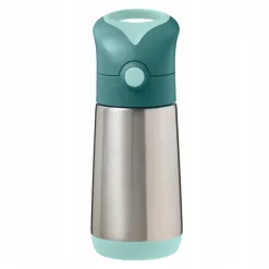 Thermos drinkfles met rietje 350ml Emerald Forest