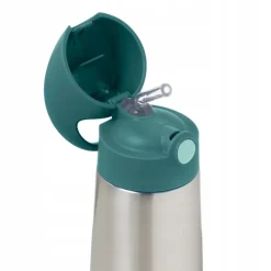 Thermos drinkfles met rietje 350ml Emerald Forest