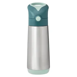 Thermos drinkfles met rietje 500ml Emerald Forest