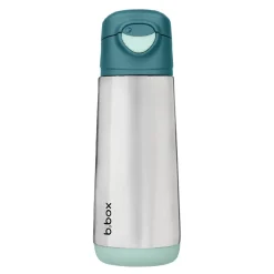 Thermos drinkfles met sporttuit 500ml Smaragdgroen