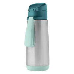 Thermos drinkfles met sporttuit 500ml Smaragdgroen