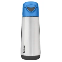 Thermos drinkfles met sporttuit 500ml Blauw