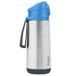 Thermos drinkfles met sporttuit 500ml Blauw