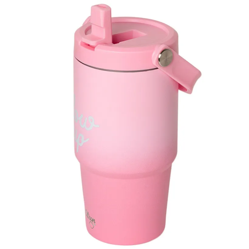 Thermosmok met handvat 600ml Pink Glowup