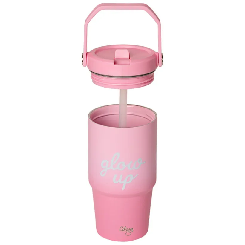Thermosmok met handvat 600ml Pink Glowup