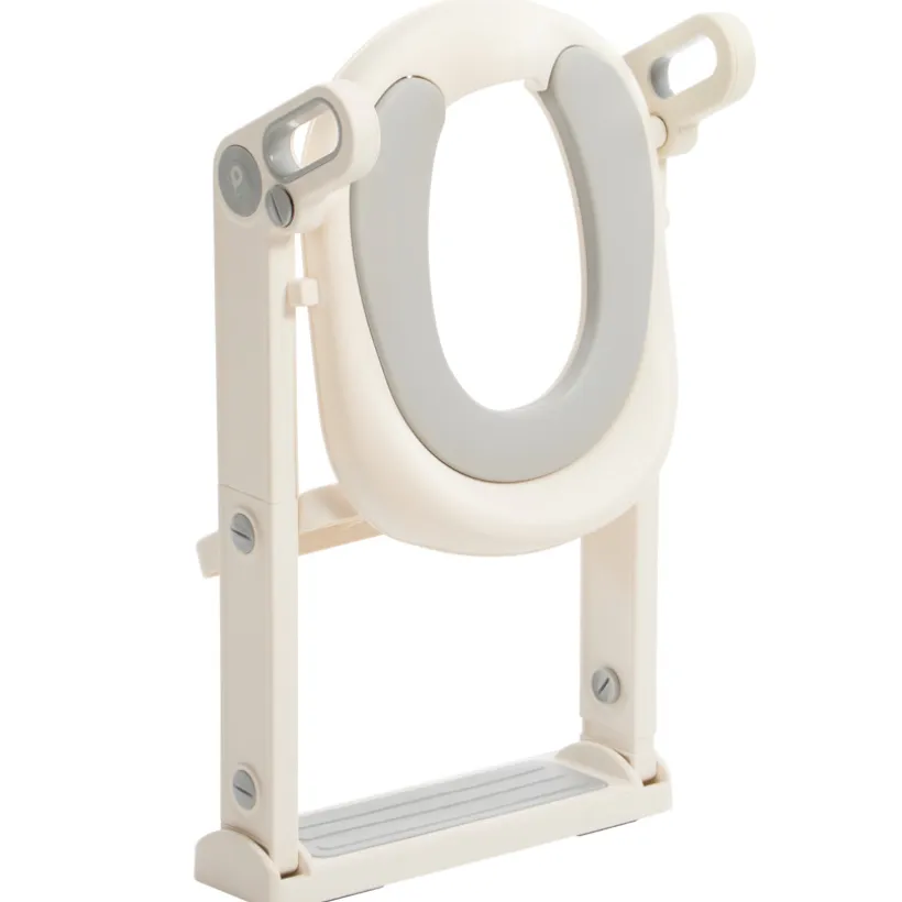 Toiletverkleiner met opstapje ecru