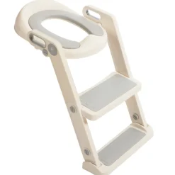 Toiletverkleiner met opstapje ecru