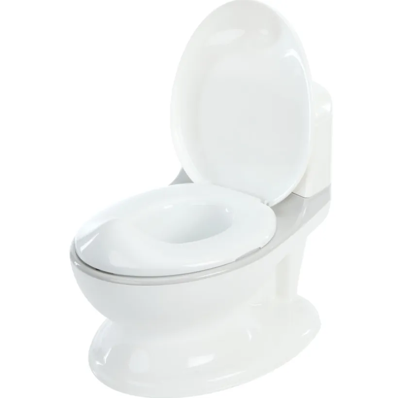 Trainingspotje mini toilet met geluid wit