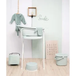 Transat badzitje Aquasit Sky Green met zuignap voor baby
