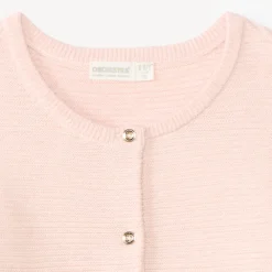 Tricotvest voor meisjes uni