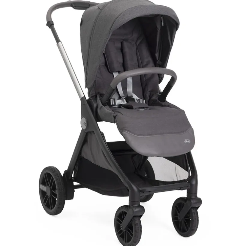 Trio Kinderwagen Bellagio 2 + draagmand + autostoel 0+ Black Satin