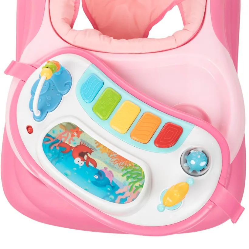 Trotteur 2 in 1 Zee Wereld - Roze