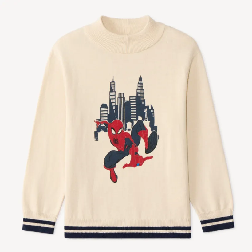 Trui jongens met Spider-Man motief