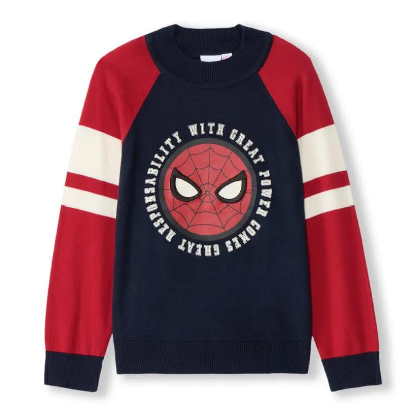 Trui met colourblock-effect Spider-Man Marvel jongens
