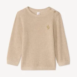 Trui met geborduurde cactus voor babyjongen