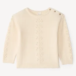 Trui voor babymeisjes met een fantasierijke textuur.