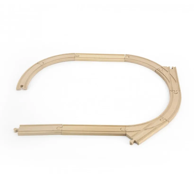 Tryco uitbreidingsset houten rails 9-delig