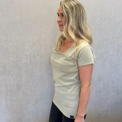 T-shirt buikdrager Dames Maat XL Taupe