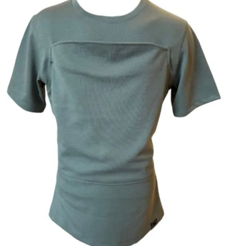 T-shirt buikdrager Man Maat M Groen