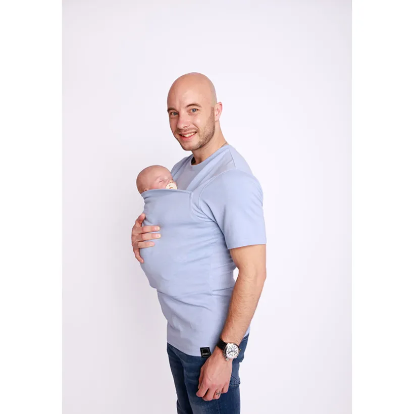 T-shirt buikdrager Man Maat XL Zwart