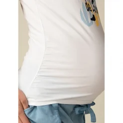T-shirt de grossesse manches courtes avec print