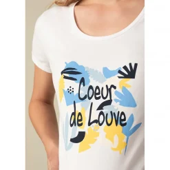 T-shirt de grossesse manches courtes avec print