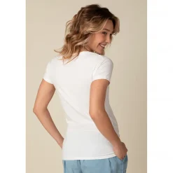 T-shirt de grossesse manches courtes avec print