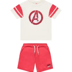 T-shirt en short met magische sequins Avengers voor jongens