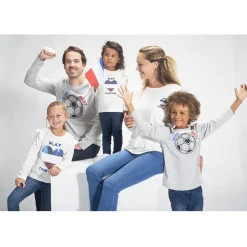 T-shirt heren in jersey print voetbal