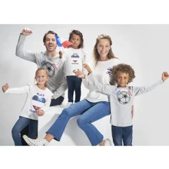 T-shirt heren in jersey print voetbal