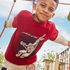 T-shirt jongen met lange mouwen effect 2-in-1 Spider-Man Marvel