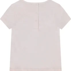 T-shirt korte mouwen fantasieprint voor baby meisje