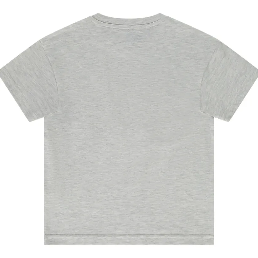 T-shirt korte mouwen print en magische pailletten skate jongens