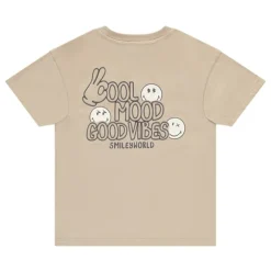 T-shirt manches courtes Smiley uni garçon