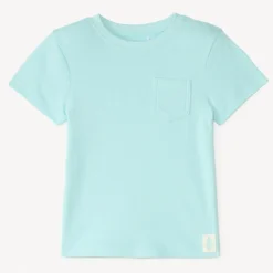 T-shirt manches courtes uni en maille fantaisie garçon