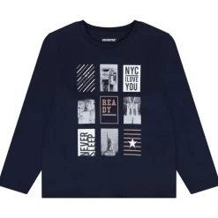 T-shirt manches longues en jersey print fantaisie garçon