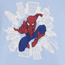 T-shirt manches longues Spider-man Marvel oversize garçon