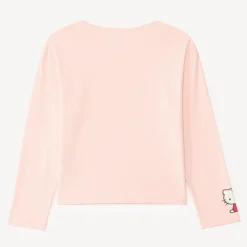 T-shirt meisjes met lange mouwen, oversized, met print van Hello Kitty en haar vrienden