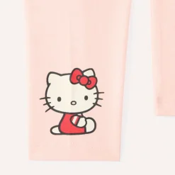 T-shirt meisjes met lange mouwen, oversized, met print van Hello Kitty en haar vrienden