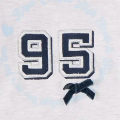 T-shirt meisjes met lange mouwen en een fantasiepatch