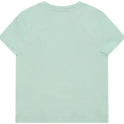 T-shirt met korte mouwen blauw met junglepatroon