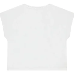 T-shirt met korte mouwen, doosvorm, met photoprint, meisjes