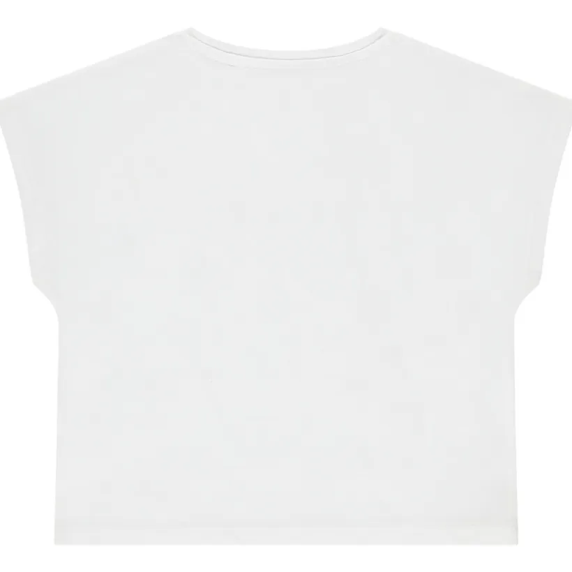 T-shirt met korte mouwen, doosvorm, met photoprint, meisjes