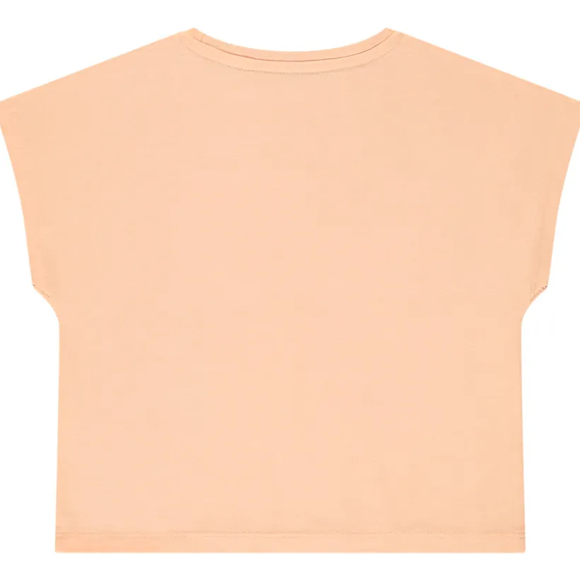 T-shirt met korte mouwen, doosvorm, met photoprint, meisjes