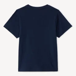 T-shirt met korte mouwen, eenkleurig met fantasieprint jongens