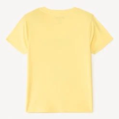 T-shirt met korte mouwen, effen met een zomerse fantasiedruk en borduurwerk jongens